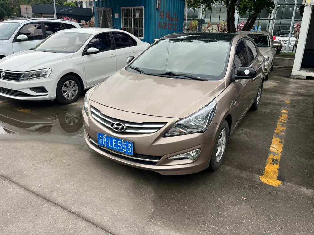 Хендэ Verna 1.4L Auto Fashion Version GS, 2016 — фото 1