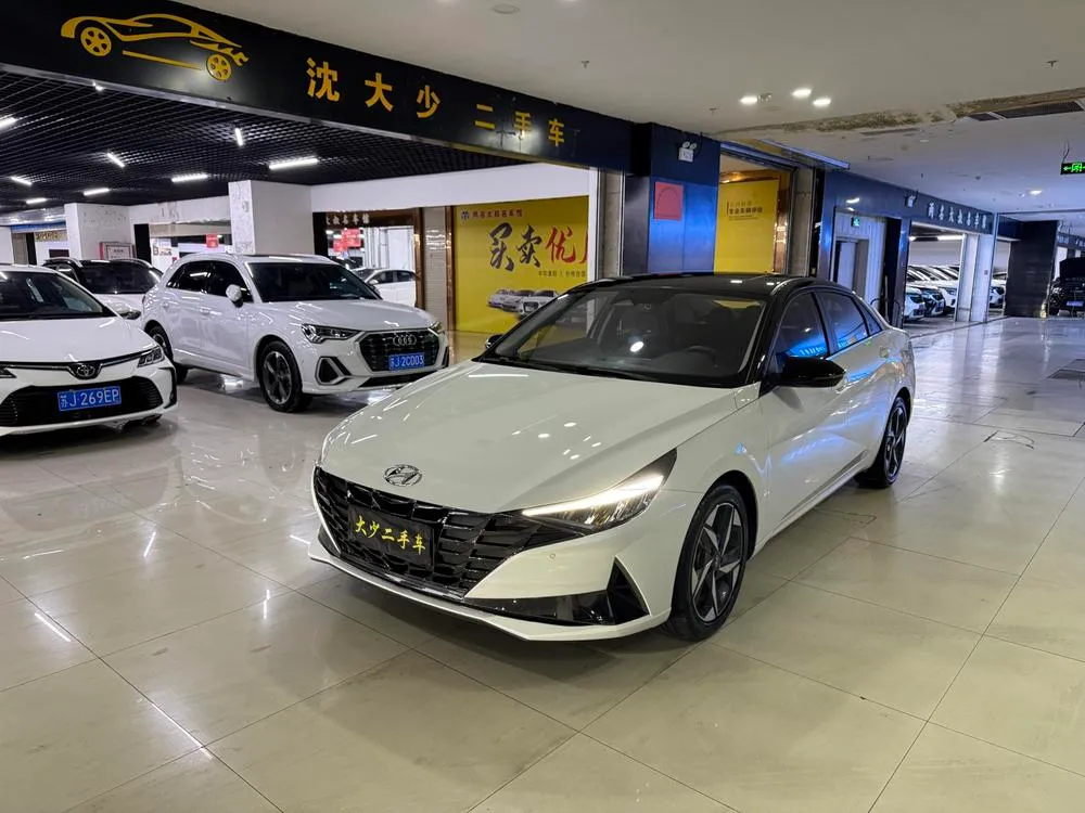 Hyundai Elantra 1.5L CVT LUX Premium Edition, 2022 — фото 1