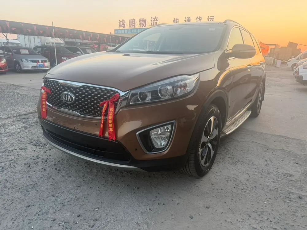 Kia Sorento L 2.2T дизель 4WD Элит 7 мест нормы China IV, 2015 — фото 1